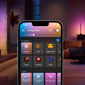 Philips Hue Festavia Guirlande lumineuse LED, CCT RVB 40m^ Lampes Décoratives