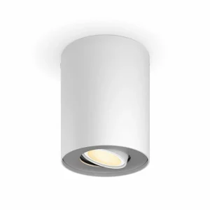 Philips Hue Pillar Downlight LED, interrupteur à variateur, blanc^ Spots Connectés
