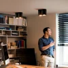 Philips Hue White Ambiance Pillar spot LED à 2 lampes, noir^ Spots Connectés