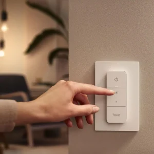 Philips Hue White Ambiance Pillar spot LED à 2 lampes, noir^ Spots Connectés