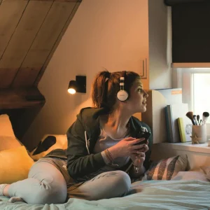 Philips Hue White Ambiance Runner Spot LED à 1 lampe noir^ Spots Connectés