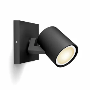 Philips Hue White Ambiance Runner Spot LED à 1 lampe noir^ Spots Connectés