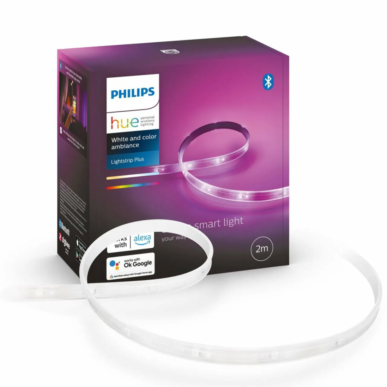 Philips Hue White+Color LightStrip Plus base 2 m^ Lampes Décoratives