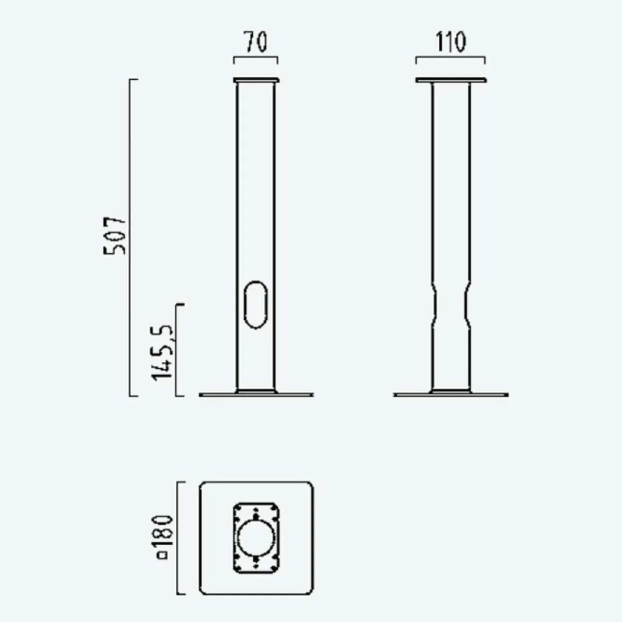 pice_de_terre__pour_bornes_lumineuses_0.webp Helestra Pièce de terre 1 pour bornes lumineuses^ Bornes Éclairage Extérieur