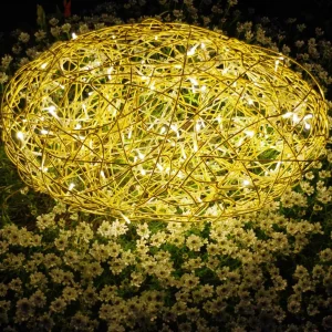 STAR TRADING Pierre design 3D LED Galax, dorée^ Lampes Décoratives