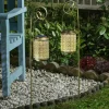 SMART GARDEN Piquet de terre solaire à LED Rabat, set de 2, doré, 86 cm^ Lampes Décoratives