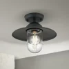 ORION Plafonnier d'extérieur Edward, anthracite, Ø 27,5 cm, aluminium^ Plafonniers D'Extérieur