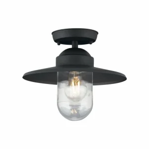 ORION Plafonnier d'extérieur Edward, anthracite, Ø 27,5 cm, aluminium^ Plafonniers D'Extérieur