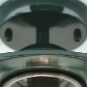 ORION Plafonnier d'extérieur Edward, vert, Ø 27,5 cm, aluminium/verre^ Plafonniers D'Extérieur