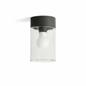 FARO BARCELONA Plafonnier d’extérieur Kila, transparent^ Plafonniers D'Extérieur