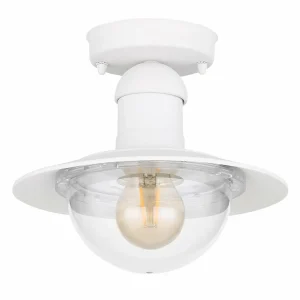 Globo Plafonnier d’extérieur Linda, blanc^ Plafonniers D'Extérieur