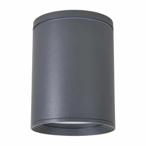 Lucande Plafonnier d'extérieur Minna gris foncé^ Plafonniers D'Extérieur