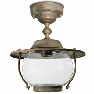 Moretti Luce Plafonnier ext. Adessora anti-eau de mer Ø 26,5 cm^ Plafonniers D'Extérieur