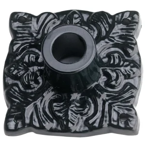 K.S. Verlichting Plaque de socle 1401, noir^ Potelets Extérieurs