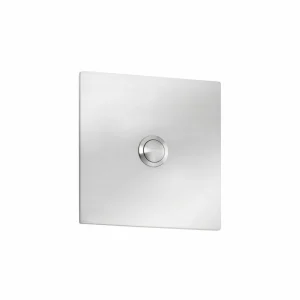 CMD Plaque de sonnette Grande en acier inoxydable^ Matériel Électrique
