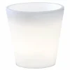 Konstsmide Pot de fleurs LED Assisi lumineux Ø 28 cm^ Lampes Décoratives