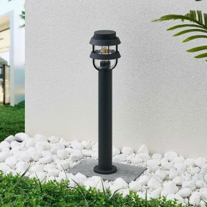 Lindby Potelet Alvaro en gris foncé, 60 cm^ Bornes Éclairage Extérieur