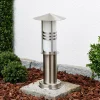 Lindby Potelet en acier inoxydable Erina, 40 cm^ Potelets Extérieurs
