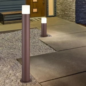 Trio Lighting Potelet Hoosic en aluminium moulé sous pression^ Potelets Extérieurs