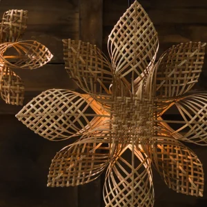 PR Home Anna Étoile décorative en rotin Ø 68 cm^ Lumière De Noël