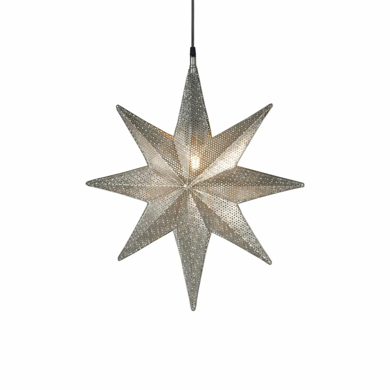 PR Home Capella Étoile décorative, 8 branches argent 40 cm^ Lumière De Noël