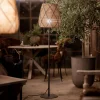PR Home Lampe de terrasse Agnar Lollo, gris, aspect rotin, 154cm^ Luminaires De Terrasse