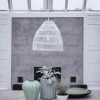 PR Home Maja Outdoor Suspension en rotin blanc Ø 53cm^ Suspensions D'Extérieur