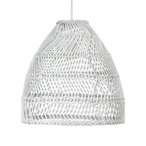 PR Home Maja Outdoor Suspension en rotin blanc Ø 53cm^ Suspensions D'Extérieur