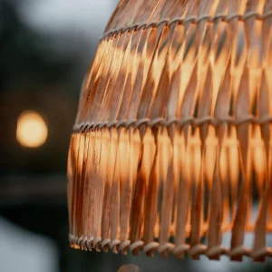 PR Home Suspension d'extérieur Lace fibre naturelle, câble à fiche, Ø46cm^ Suspensions D'Extérieur