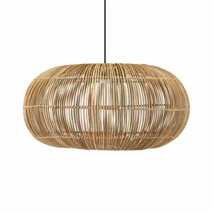 PR Home Suspension d'extérieur Zuri, rotin, Ø 61 cm, connecteur^ Suspensions D'Extérieur