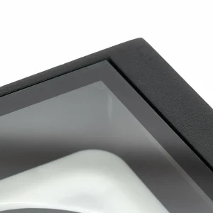 PRIOS applique d'extérieur Tetje, noir, angulaire, 11,5 cm^ Appliques Murales Extérieures