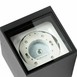 PRIOS applique d'extérieur Tetje, noir, angulaire, 11,5 cm^ Appliques Murales Extérieures