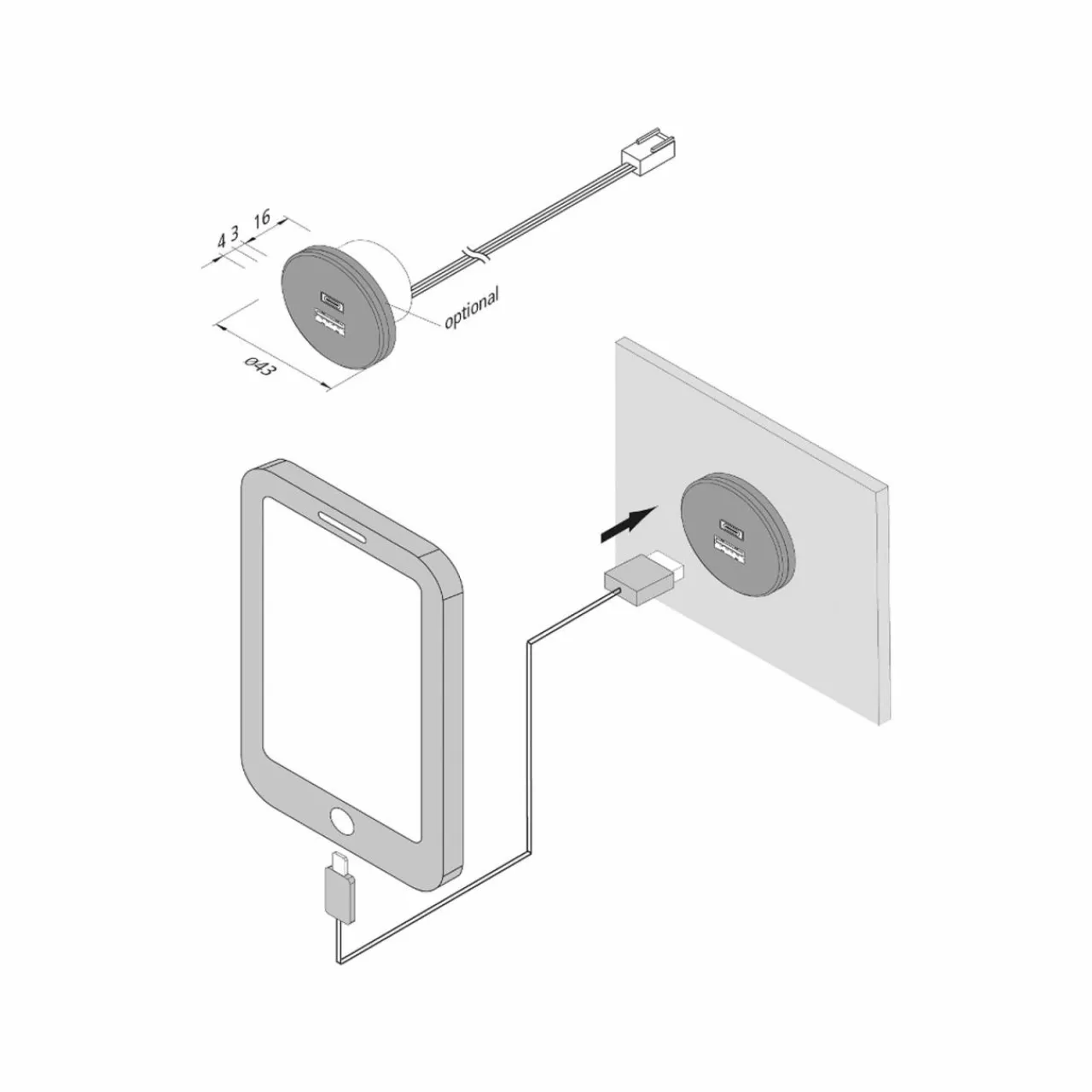 prise_usba__usbc_blanc_montage_sur_meuble_entre_v_w_1.webp Hera Prise USB-A + USB-C, blanc, montage sur meuble, entrée 24V, 20W^ Matériel Électrique