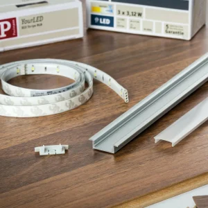 Paulmann Profilé d'encastrement Floor pour rubans LED LED 1m^ Lampes Décoratives