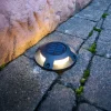 PRIOS Projecteur de sol LED Selius, gris foncé, IP67^ Lampes Décoratives