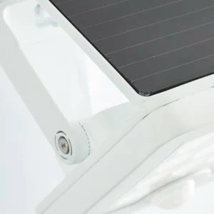 Brilliant Projecteur mural solaire à LED pour l'extérieur Luton Sensor, blanc,^ Lampes Solaires Avec Détecteur