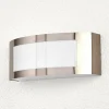 Lindby Raja - applique d'extérieur LED en inox^ Appliques Murales Extérieures