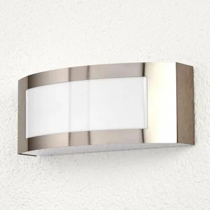 Lindby Raja - applique d'extérieur LED en inox^ Appliques Murales Extérieures