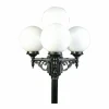 Albert Leuchten Ravissant chandelier noir-argenté 163 à 3 lampes^ Lampadaires D'Extérieur