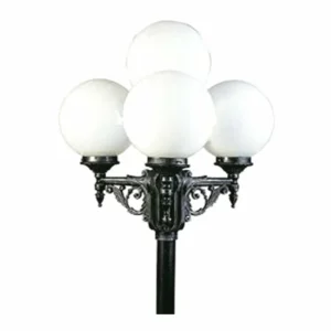 Albert Leuchten Ravissant chandelier noir-argenté 163 à 3 lampes^ Lampadaires D'Extérieur