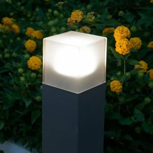SLV Ravissante borne lumineuse GRAFIT^ Potelets Extérieurs