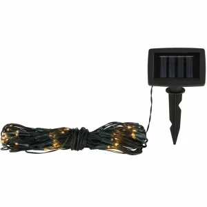 Globo Rideau LED solaire IP44 110x90 cm 100 lampes^ Lumière De Noël
