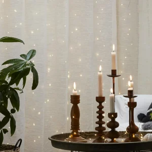 STAR TRADING Rideau lumineux LED Dew Drop, hauteur 100 cm^ Lumière De Noël