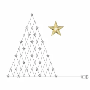 STAR TRADING Rideau lumineux LED Star à 55 lampes^ Lumière De Noël