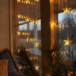 STAR TRADING Rideau lumineux LED Star Curtain à 30 lampes^ Lumière De Noël