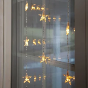 STAR TRADING Rideau lumineux LED Star Curtain à 30 lampes^ Lumière De Noël