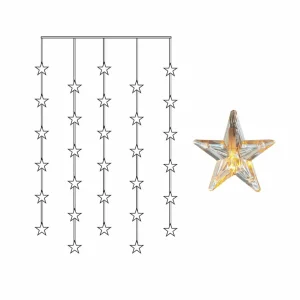 STAR TRADING Rideau lumineux LED Star Curtain à 30 lampes^ Lumière De Noël