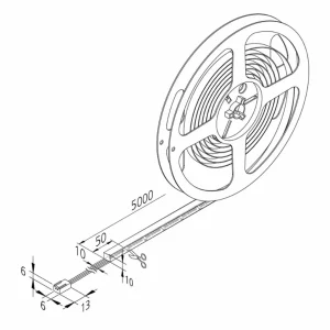 Hera Ruban LED Basic-Tape F, IP54, 4.000K, longueur 500cm^ Lampes Décoratives