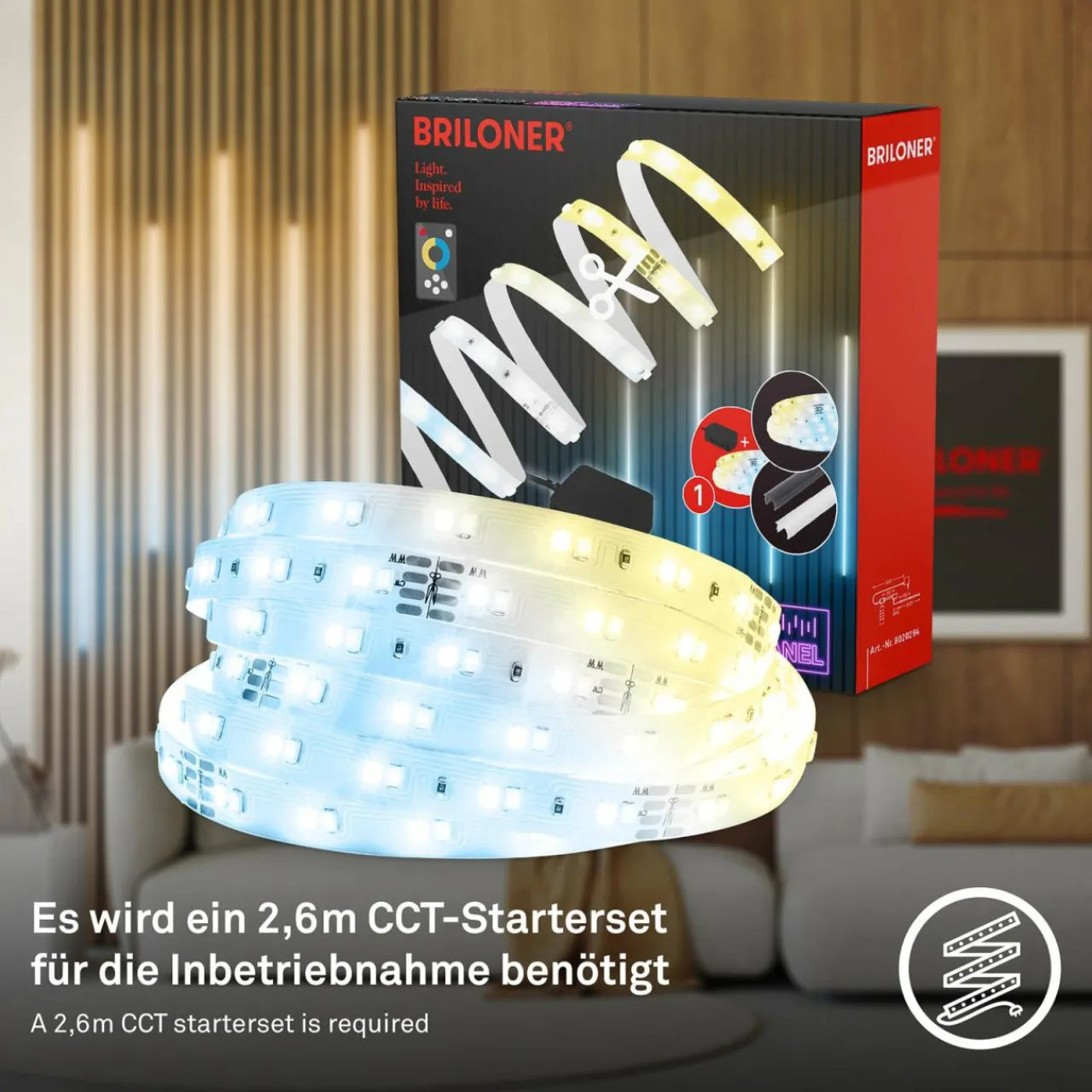 ruban_led_pimp_your_panel_kit_de_dmarrage_cct_longueur__m_2.webp Briloner Ruban LED Pimp your panel, kit de démarrage, CCT, longueur 2,6 m^ Lampes Décoratives