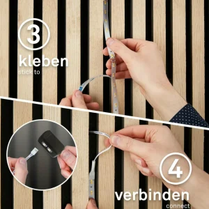 Briloner Ruban LED Pimp your panel, kit de démarrage, longueur 2,6 m^ Lampes Décoratives
